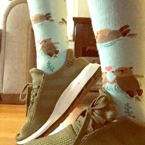 Adidas green shoes very comfortable